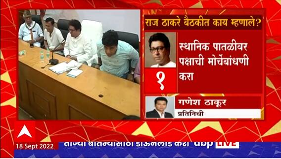 Raj Thackeray Vidarbh Daura : राज ठाकरे यांनी बैठकीत MNS र्यकर्त्यांना दिला पक्षवाढीसाठी कानमंत्र