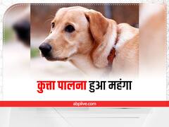 महंगा हुआ कुत्ता पालने का शौक, ब्रीडिंग सेंटर से लेकर क्लीनिक पर लगा लाइसेंस शुल्क, जानें- कितनी बढ़ी फीस?