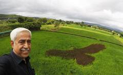 Paddy Art : भातशेतीवर  साकारला 'ब्लॅक ईगल', पाहा फोटो