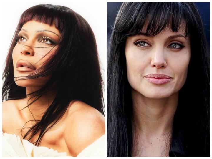 Kylie Jenner Resembles Angelina Jolie In Her New Baby Bangs Kylie Jenner Resembles Angelina Jolie In Her New Baby Bangs