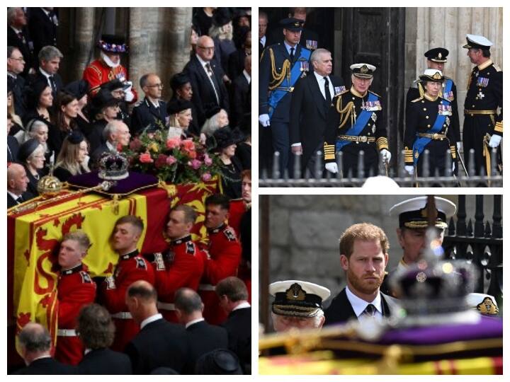 Queen Elizabeth II, Britain's longest-serving queen, who died at the age of 96 after 70 years on the throne, was honored with a state burial at Westminster Abbey on Monday morning.