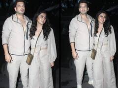 Karan-Tejasswi Pics: એરપોર્ટ પર સ્પૉટ થયા કરણ કુંન્દ્રા- તેજસ્વી પ્રકાશ