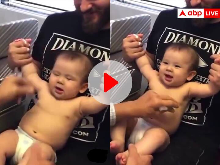 Viral Video: मस्ती-मस्ती में डॉक्टर ने मासूम को ऐसे लगाई सुई, लोग हो गए इम्प्रेस Doctor plays with six month baby before giving him injection winning internet users viral video on social media Viral Video: मस्ती-मस्ती में डॉक्टर ने मासूम को ऐसे लगाई सुई, लोग हो गए इम्प्रेस