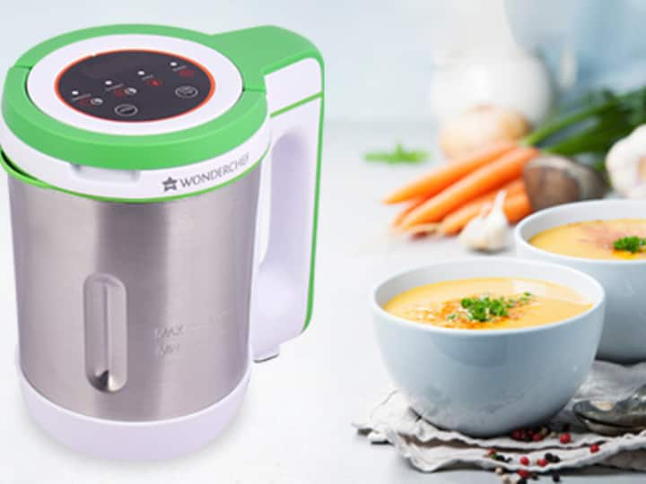 Amazon Sale On Automatic Wonderchef Soup Maker Best Automatic Soup Maker Wonderchef Soup Maker price review Amazon Deal: घर का बना फ्रेश एंड हेल्दी सूप पीना है तो एक बार इस ऑटोमेटिक सूप मेकर की डील जरूर चेक करें