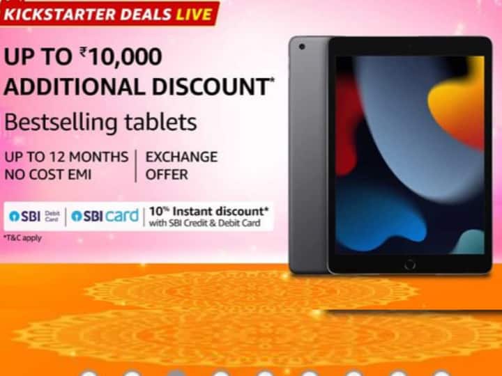 Amazon Sale On Tablet Amazon Great Indian Festival Sale Highlights Tech Deal iPad Samsung Tablet Lenovo Tablet Heavy Discount Amazon ग्रेट इंडियन फेस्टिवल सेल में iPad और Tablet पर मिलने वाली हैं ये किफायती डील