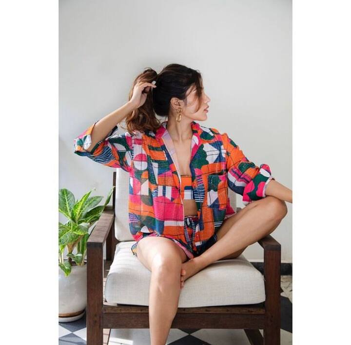 The actress wrote the caption -   