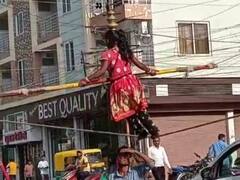 कोटा: पेट की खातिर रस्सी पर तमाशा दिखाने को मजबूर मासूम, ऐसे करते हैं परिवार का भरण-पोषण