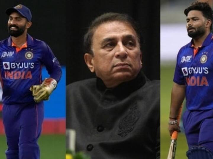 Former Indian player Sunil Gavaskar said that both Rishabh Pant and Dinesh Karthik should get a chance in the playing XI in the T20 World Cup 2022 T20 World Cup 2022: ऋषभ पंत और दिनेश कार्तिक के सवाल पर बोले सुनील गावस्कर, कहा- अगर रिस्क नहीं लेंगे तो मैच कैसे जीतेंगे