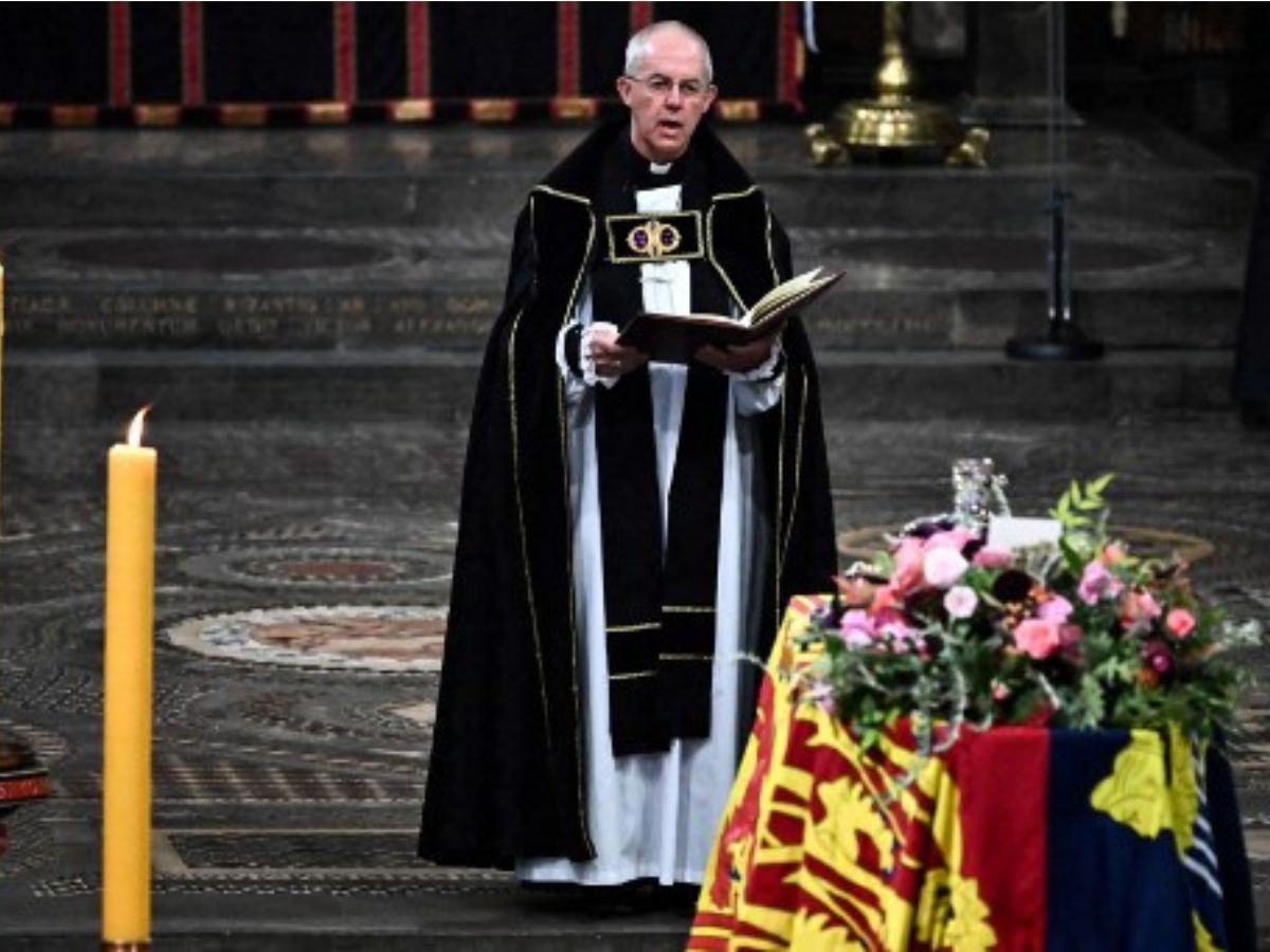 he Archbishop of Canterbury, Justin Welby, delivered the sermon for the state funeral service of Queen Elizabeth II.