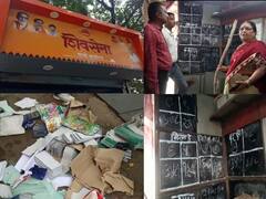 समोरुन पाहिलं तर शिवसेना संपर्क कार्यालय अन् मागे सट्ट्याचा अड्डा; जळगावातील धक्कादायक प्रकार उजेडात 