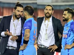 VIDEO: ऑस्ट्रेलिया के खिलाफ टी20 मैच से पहले युवराज से टिप्स लेते दिखे विराट कोहली, फैंस ने ऐसे किया रिएक्ट