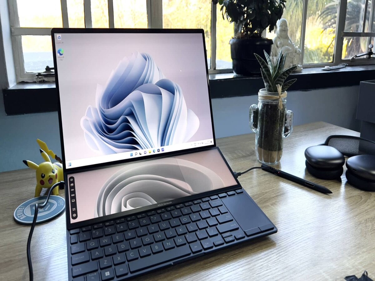 Zenbook Pro 14 Duo OLED : ஆரம்ப விலையே 2.3 லட்சம் ! இரட்டை திரை கொண்ட Asus இன் புதிய லேப்டாப் ! என்னென்ன வசதிகள் இருக்கு!