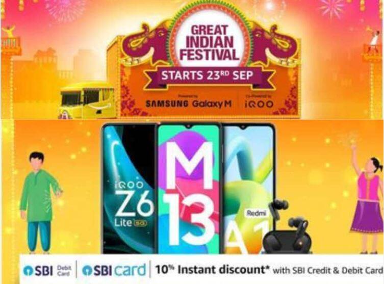 amazon-sale-on-smart-phone-tecno-redmi-realme-samsung-smart-phone-under-10000-amazon-great-indian-festival-sale-2022 Amazon Mobile Deal: ১০ হাজারের মধ্যে সেরা নতুন ফোন, ২২ সেপ্টেম্বর থেকে আরও সস্তায়