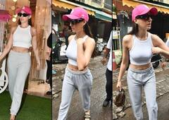 Nora Fatehi Spot: આ અંદાજમાં સ્પૉટ થઇ નોરા ફતેહી, પાપારાઝીને આપ્યા અલગ અલગ પોઝ