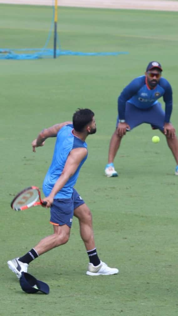 टीम इंडिया ने मोहाली टी20 से पहले बहाया जमकर पसीना