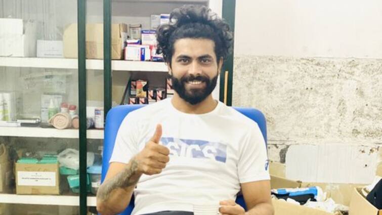 Indian All-rounder Ravindra Jadeja, Who Was Injured During The Asia Cup 2022, Has Shared An Update Of His Injury By Sharing A Photo On Social Media Ravindra Jadeja Injury: રવિન્દ્ર જાડેજાએ ફોટો શેર કરીને જણાવ્યું ઈજાનું અપડેટ, જાણો ક્યારે કરશે વાપસી