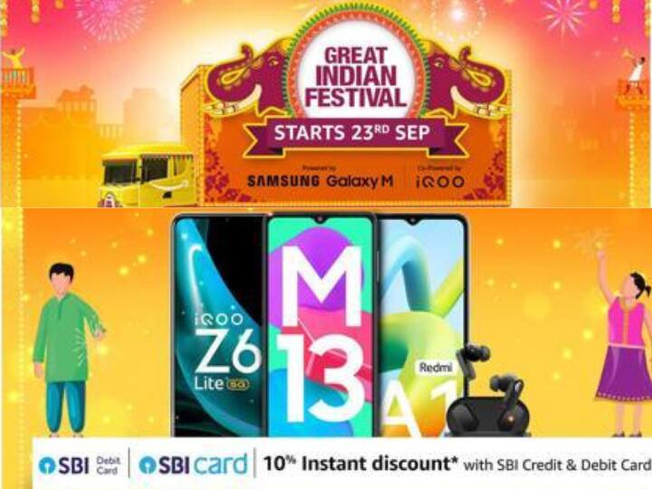 Amazon Sale On Smart Phone Tecno Redmi Realme Samsung Smart Phone Under 10000 Amazon Great Indian Festival Sale 2022 Mobile Deal Heavy Discount On phone Amazon Mobile Deal: ये हैं 10 हजार रुपये से कम के बेस्ट न्यू लॉन्च फोन, 22 सितंबर से मिलेंगे और भी सस्ते