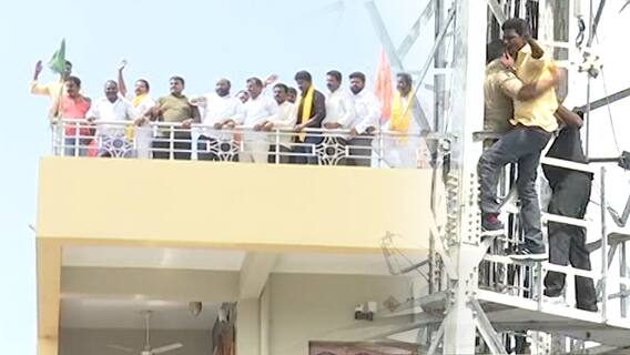 TDP Leaders Protest Assembly : సంక్షేమాన్ని సంక్షోభంలోకి నెట్టారంటూ టీడీపీ ఆందోళన | DNN | ABP Desam