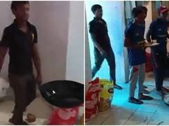 VIDEO: उत्तर प्रदेश में कबड्‌डी खिलाड़ियों को टॉयलेट में दिया गया लंच! वीडियो वायरल