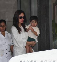 Kareena Kapoor B'day : छोटे बेटे को गोद में लिए अपना बर्थडे सेलिब्रेट करने निकलीं करीना कपूर, व्हाइट ड्रेस में लगीं डॉल