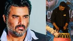 পুজোর আগে কলকাতায় মাধবন, ঢাক বাজালেন, চাখলেন বাঙালি খাবার