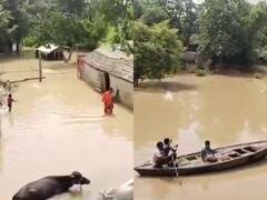 घाघरा नदी का जलस्तर अभी भी खतरे के निशान के ऊपर, 18 गांव और 14 हजार लोग प्रभावित