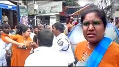 Woman Fires On Traffic Police: కారుకు చలాన్ విధించినందుకు మహిళ హల్ చల్