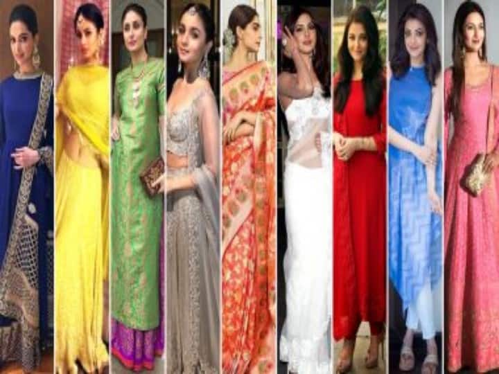 Navratri 2022 fashion tips nine color clothes on 9 days Navratri 2022: नवरात्री में हर दिन के हिसाब से पहनें अलग अलग रंग के कपड़े, माता रानी होंगी प्रसन्न