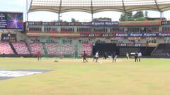 Dehradun Road Safety Cricket Series का पहला मैच, राजीव गांधी स्टेडियम में हो रही तैयारी