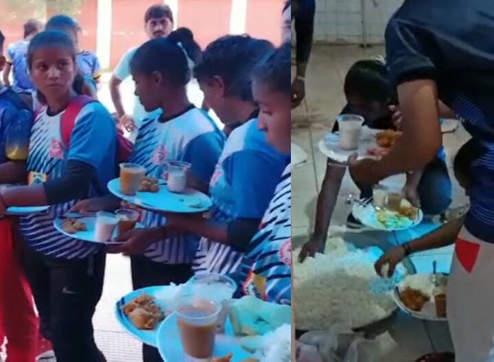 up news saharanpur serving food in toilet suspended sports officer made video ann Saharanpur: टॉयलेट में खाना परोसने के मामले में निलंबित अधिकारी ने बनाया एक और वीडियो, खुद ही किया वायरल