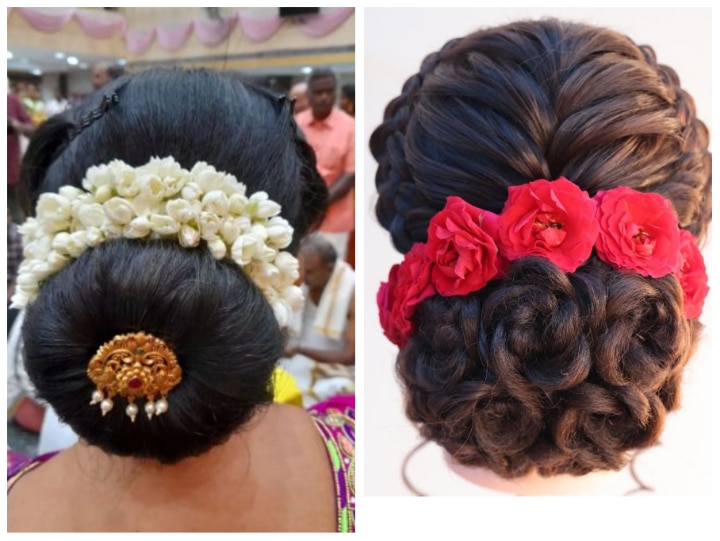 Fashion Trend: करवा चौथ पर हेयर स्टाइल को Gajra लगाकर दें Twist - karva  chauth gajra hair style-mobile
