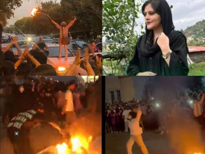 iran protest violent against hijab after mahsa amini death internet services stopped in many cities Iran Hijab Protest : इराणमध्ये हिजाब विरोधातील आंदोलनाला हिंसक वळण, महिलांकडून हिजाब जाळत निषेध, अनेक भागांमध्ये इंटरनेट सेवा बंद
