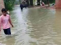 24 घंटे से लगातार हो रही बारिश से औरैया में बाढ़ जैसे हालात, घरों से निकलना हुआ मुश्किल