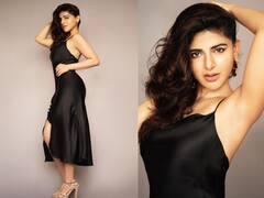 Ishwarya Menon: கருப்பு வெள்ளை நிற உடையில் அசத்தும் ஐஸ்வர்யா மேனன்!