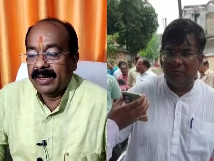 Chhattisgarh Congress MLA Dr Vinay Jaiswal Viral Video controversy ANN Viral Video: कांग्रेस विधायक की  'उल्टा लटकाने' की धमकी पर विपक्ष हमलावर, कहा- ये ओछी हरकत