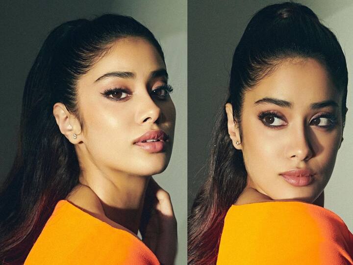 Janhvi Kapoor Photos : ஆரஞ் நிறத்தில் ஜான்வியின் அசத்தல் க்ளிக்ஸ்