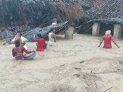 हमीरपुर में लगातार बारिश से बाढ़ जैसे हालात, दर्जनों गांव पानी से बुरी तरह प्रभावित