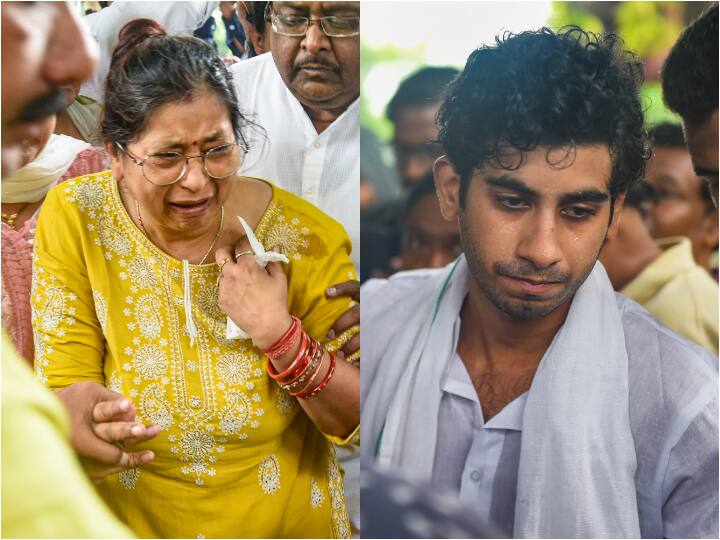 Raju Srivastava Funeral Photos : राजू श्रीवास्तव अब इस दुनिया में नहीं रहे. 21 सितंबर तो दिल्ली के एम्स हॉस्पिटल में  एक्टर का निधन हो गया. 22 सितंबर को उनका अंतिम संस्कार किया गया.