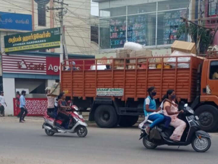 தூத்துக்குடியில் பீக் ஹவர்சில் அதிக லோடுகளுடன் அத்துமீறும் கனரக வாகனங்கள் - போக்குவரத்து போலீசார் நடவடிக்கை தேவை