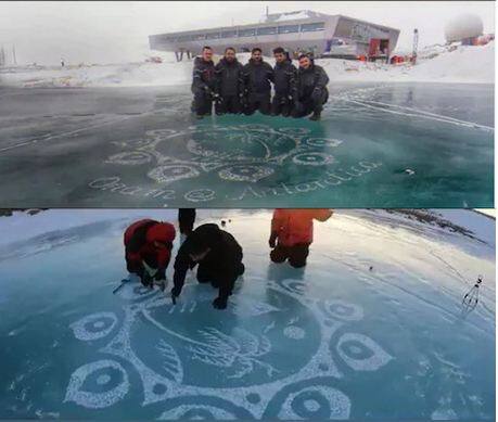 glimpses of Indian festival seen on Antarctica famous businessman said no one can stop Indians Antarctica 'ਤੇ ਦਿਖੀ ਭਾਰਤੀ ਤਿਉਹਾਰ ਦੀ ਝਲਕ, ਮਸ਼ਹੂਰ ਕਾਰੋਬਾਰੀ ਨੇ ਕਿਹਾ ਭਾਰਤੀਆਂ ਨੂੰ ਕੋਈ ਨਹੀਂ ਰੋਕ ਸਕਦਾ