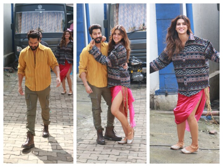 Varun Dhawan Kriti Sanon Pics From Bhediya Movie Set, See Pictures ...