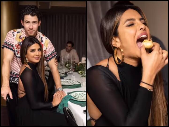 priyanka chopra shared new york event video desi girl enjoys pani puri in foreign प्रियंका चोपड़ा ने शेयर किया अपने न्यूयॉर्क इवेंट का वीडियो, विदेश में गोलगप्पे खाती नजर आईं 'देसी गर्ल'