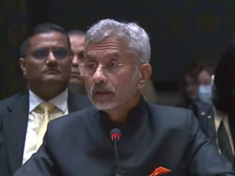 EAM S Jaishankar Takes A Jibe At China At UNSC Regarding The Issue On Prevention Of Terrorist Sanction India News: বিপজ্জনক জঙ্গিদের নিষেধাজ্ঞা চাপানোয় রাজনীতি যেন বাধা না হয়, চিনকে পরোক্ষ বার্তা জয়শঙ্করের