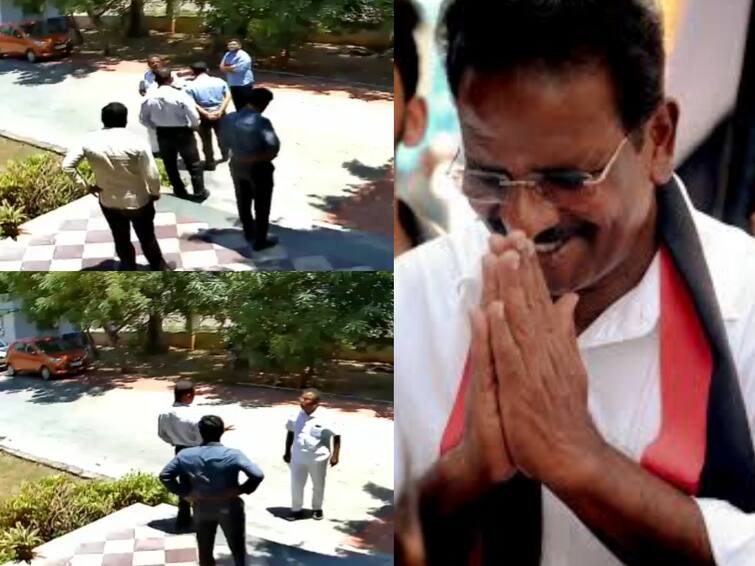 DMK Tambaram MLA SR Raja booked for threatening private company staff clip goes viral DMK MLA : தி.மு.க. எம்.எல்.ஏ. எஸ்.ஆர். ராஜா மீது வழக்கு பதிவு..!  எஃப்.ஐ.ஆர்.ல் இருப்பது என்ன ?