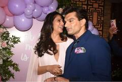 Bipasha Baby Shower Photos : ડીપ નેક સ્લિટ ગાઉન પહેરી બિપાશા બસુએ સેલિબ્રેટ કર્યું બેબી શાવર,જુઓ તસવીરો