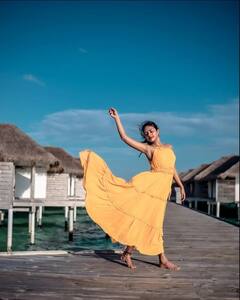 Amala Paul Photo: માલદિવમાં વેકેશન માણી રહી છે અમલા પોલ, શેર કરી ગ્લેમરસ તસવીરો