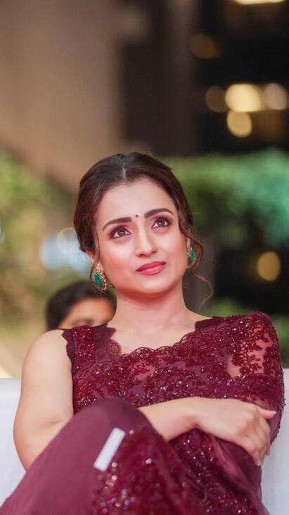 Trisha : பெங்களூரில் குந்தவை... பொன்னியின் செல்வன் ப்ரோமோஷன் க்ளிக்ஸ்!