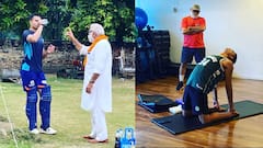 যুবরাজ সিংহের বাবা যোগরাজের কাছে প্রশিক্ষণ নিচ্ছেন অর্জুন তেন্ডুলকর