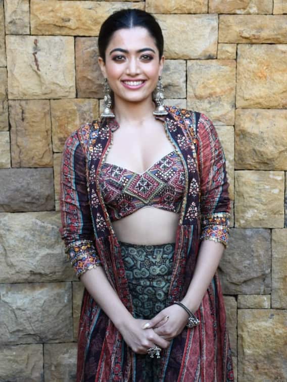 Rashmika Mandanna Enchants In Indo-Western Look