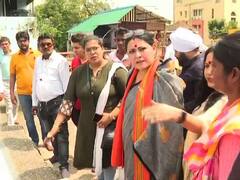 বিজেপির পুজোর থিমে 'অপার কীর্তি' থেকে নারী নির্যাতন, কটাক্ষ তৃণমূলের